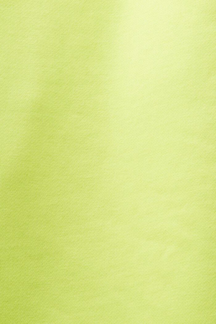 Unisex-Jogginghose aus Baumwollfleece mit Logo, BRIGHT YELLOW, detail image number 6