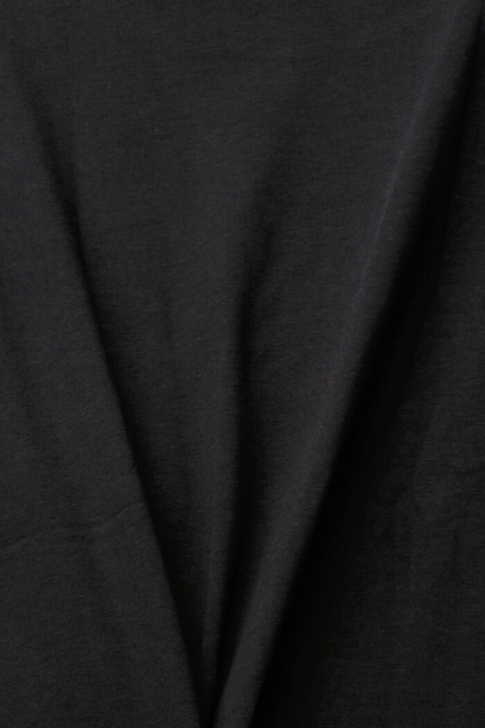 Pyjama-Top, BLACK, detail image number 4