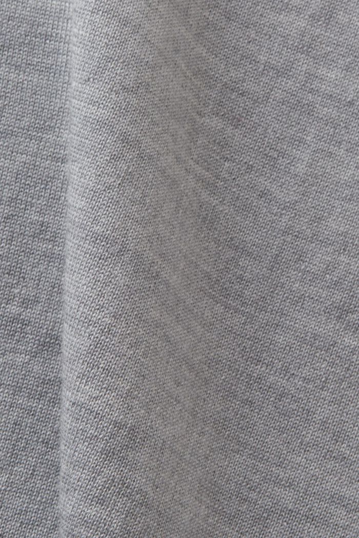 Pull-over oversize en laine à col roulé, MEDIUM GREY, detail image number 5