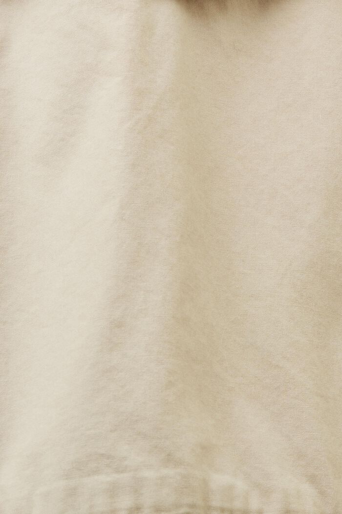 Veste courte en toile de coton à nouer sur le devant, SAND, detail image number 4