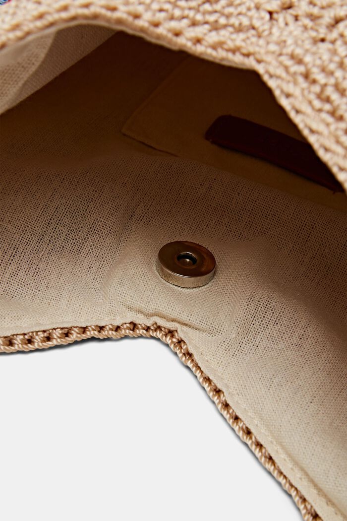 Gehäkelte Tote Bag, SAND, detail image number 3