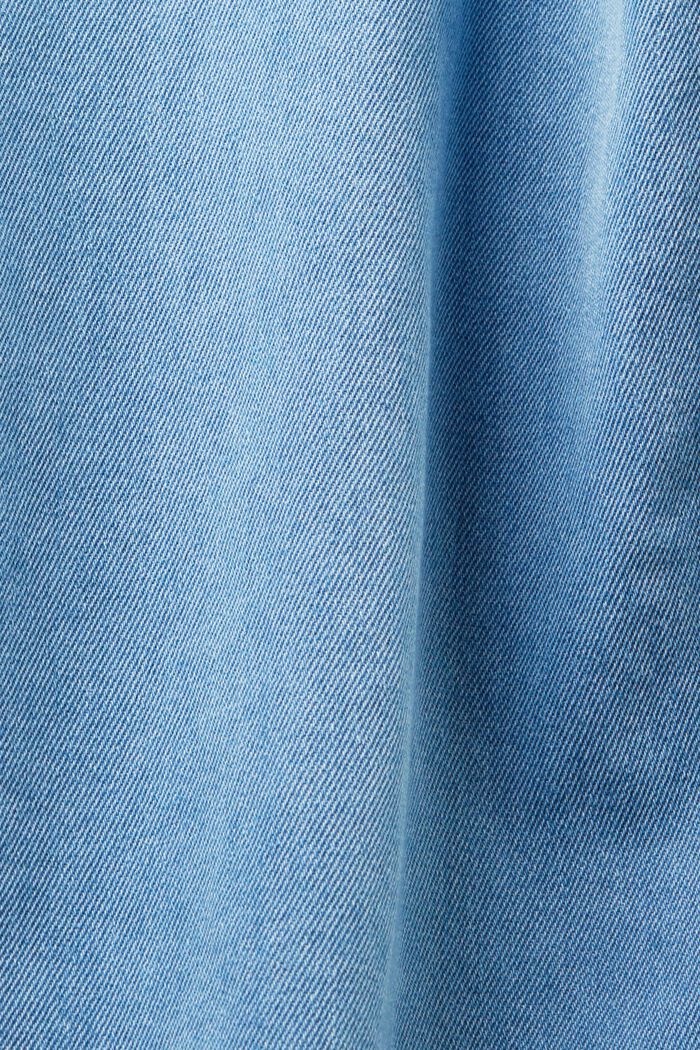 Jeanshemd mit aufgesetzter Tasche, BLUE LIGHT WASHED, detail image number 6