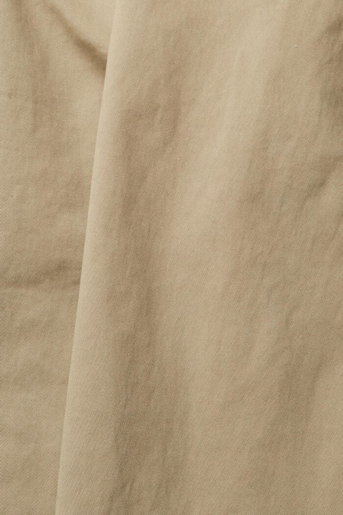 Slim-Fit-Hose aus organischer Baumwolle, PALE KHAKI, detail image number 1