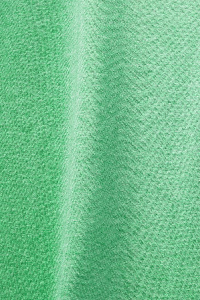 T-shirt chiné à col ras-du-cou, CITRUS GREEN, detail image number 5