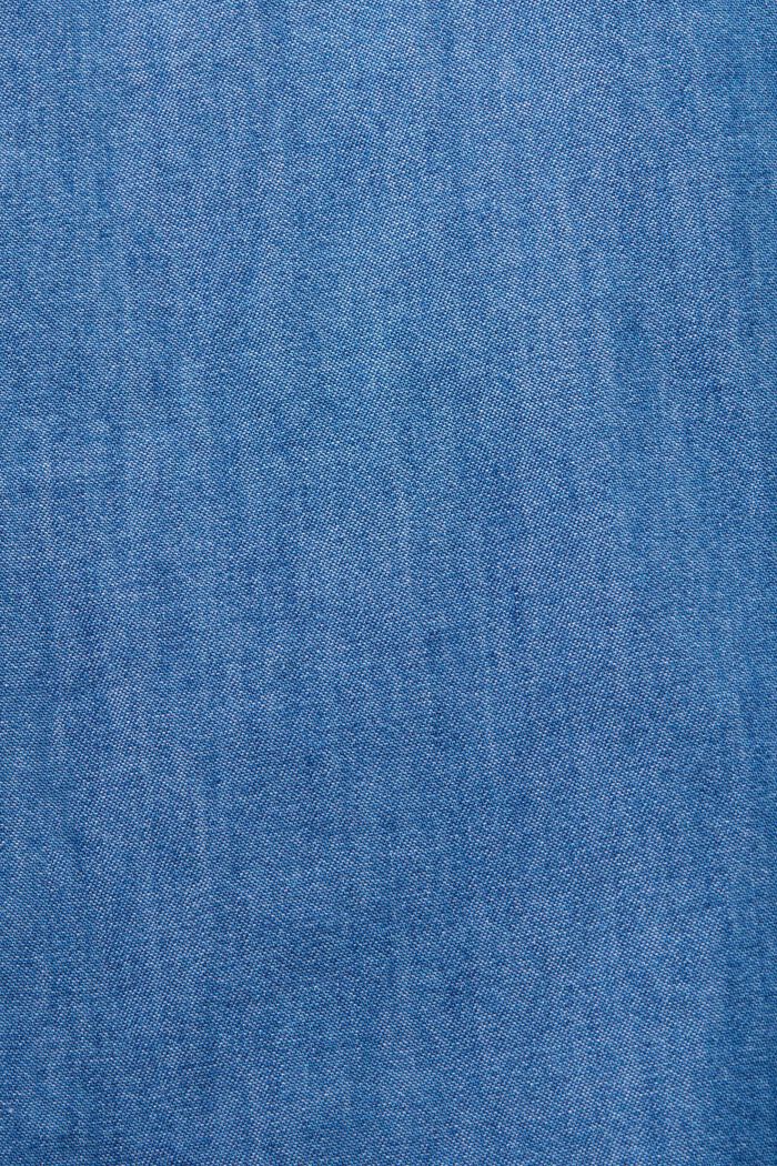 Robe en jean léger dotée d’une ceinture à nouer, BLUE MEDIUM WASHED, detail image number 4
