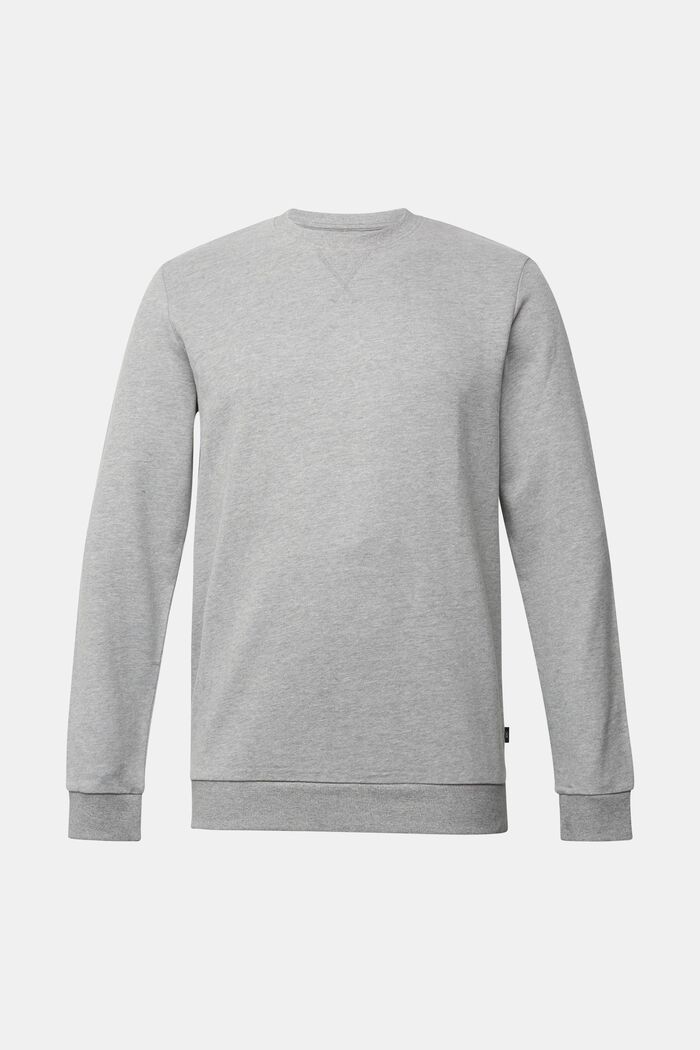 Meliertes Sweatshirt aus 100% Baumwolle