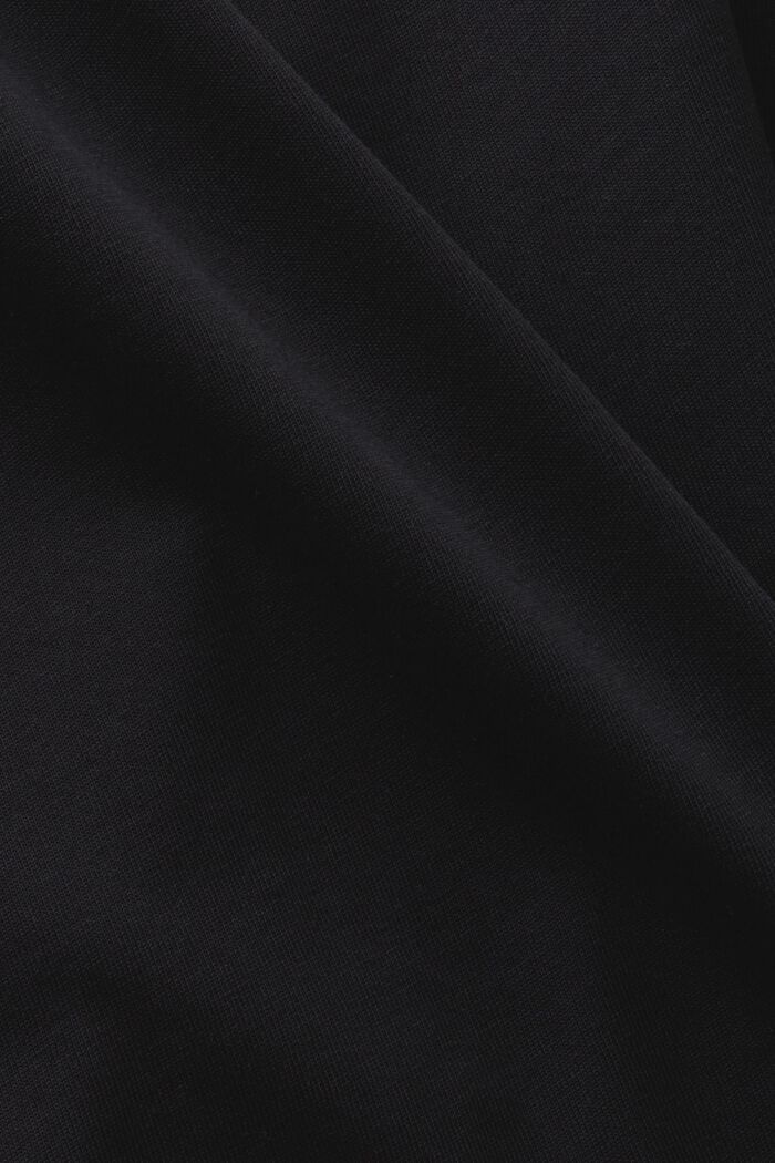 T-shirt en jersey de coton unisexe à logo, BLACK, detail image number 6