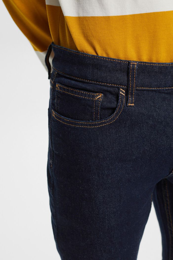 Schmale Jeans mit mittlerer Bundhöhe, BLUE RINSE, detail image number 2