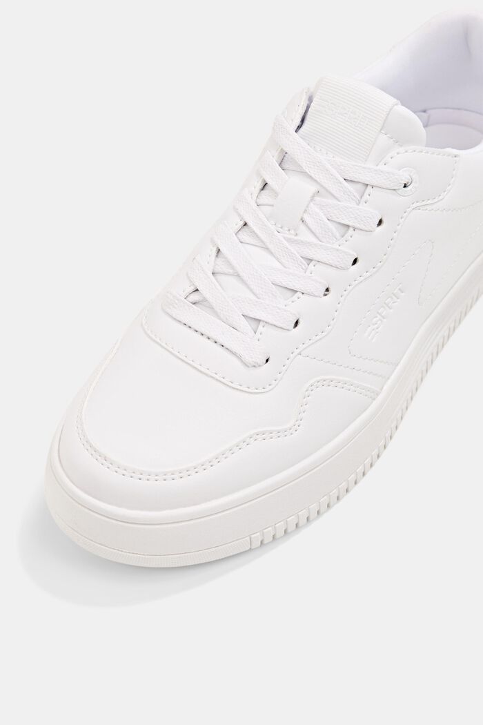 Sneaker mit Plateausohle, WHITE, detail image number 4
