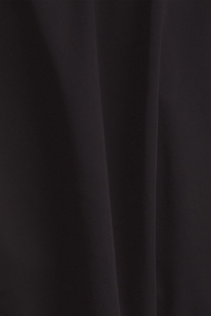Robe en toile 100 % coton Pima, BLACK, detail image number 1