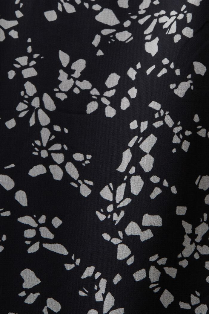 Mini-robe en mousseline imprimée, BLACK, detail image number 4
