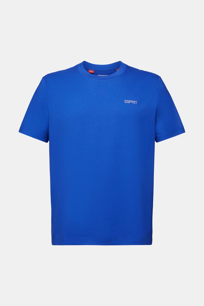 T-shirt unisexe orné d’un logo, BRIGHT BLUE, detail image number 7