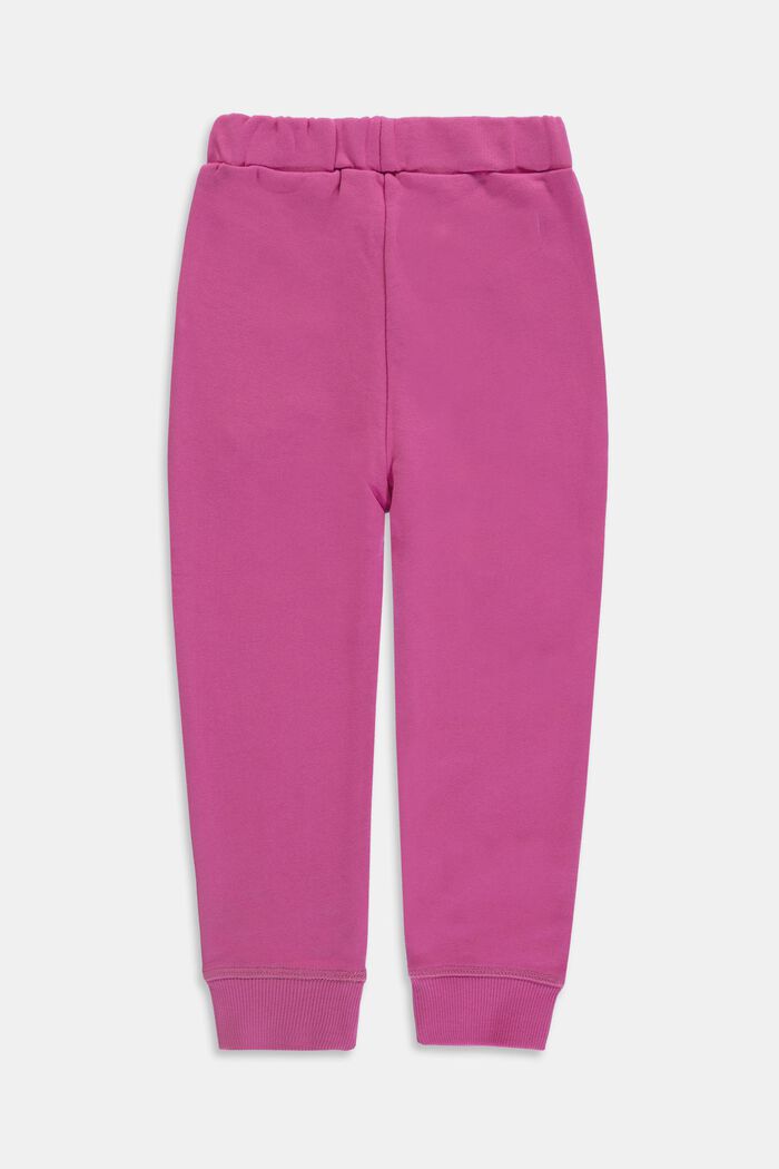 Pantalon molletonné basique, 100 % coton, PINK, detail image number 1