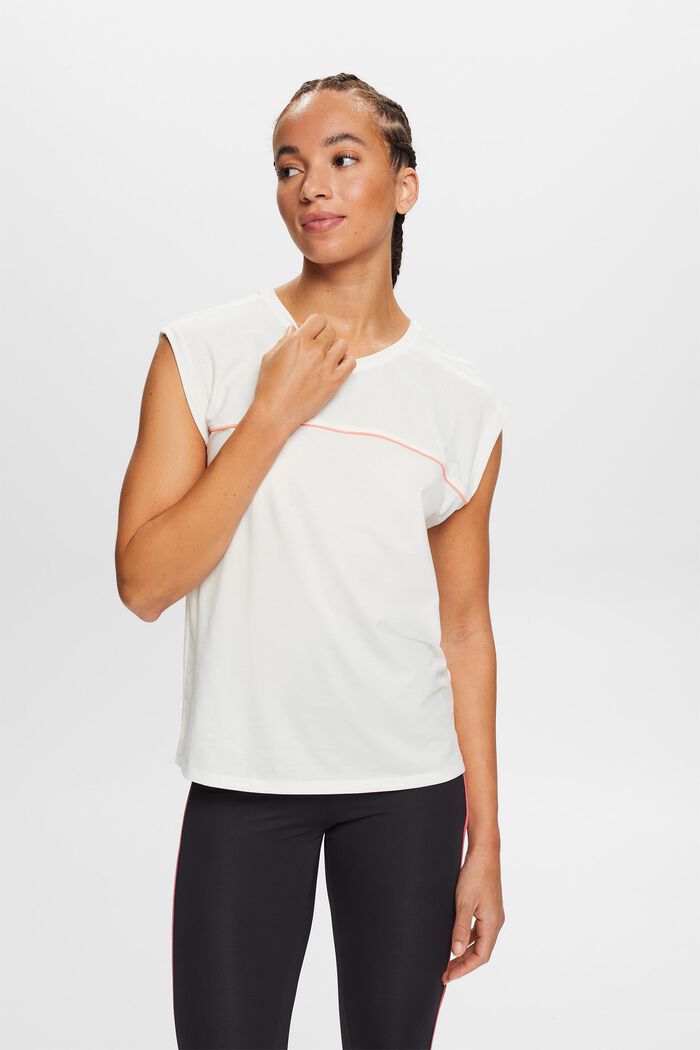 Gestreiftes Active Top, OFF WHITE, detail image number 4