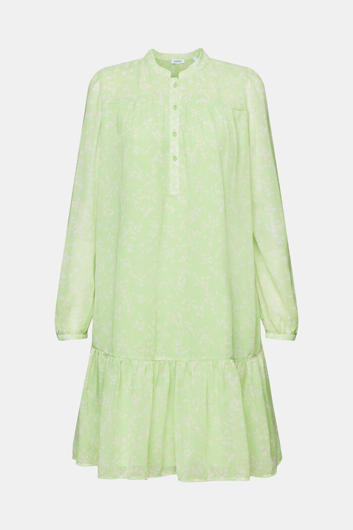 Mini-robe en mousseline imprimée, LIGHT GREEN, detail image number 7