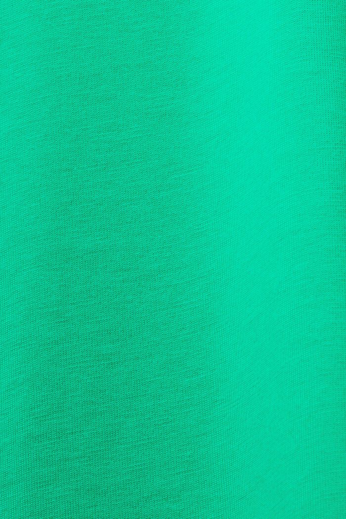 Rundhals-T-Shirt aus Pima-Baumwolljersey, GREEN, detail image number 6