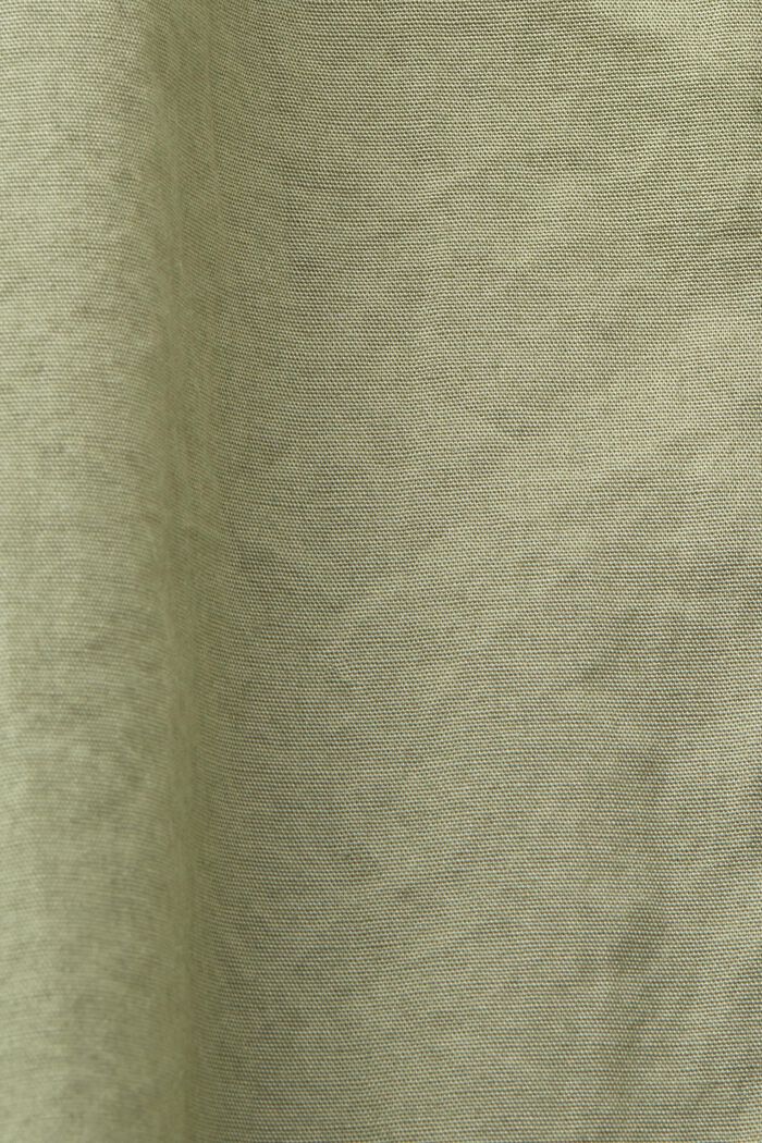 Chemise à manches courtes et col boutonné, LIGHT KHAKI, detail image number 4