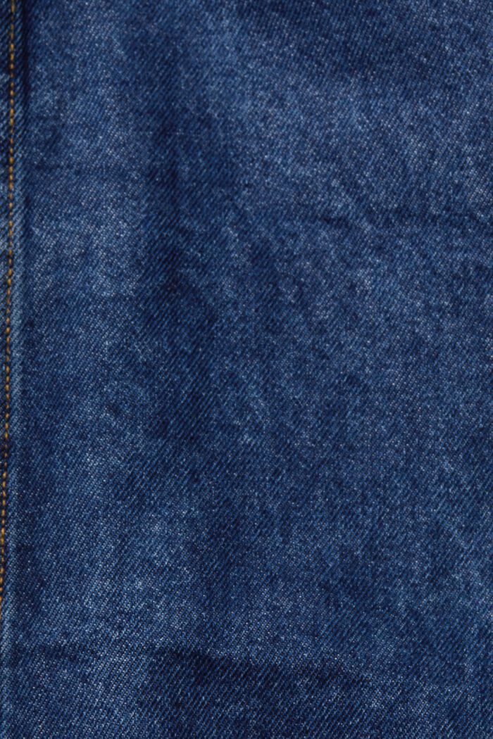 CURVY Denimkleid mit Bindegürtel, BLUE DARK WASHED, detail image number 0