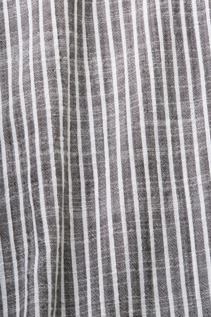Robe-chemise ceinturée, 100 % coton, ANTHRACITE, detail image number 5