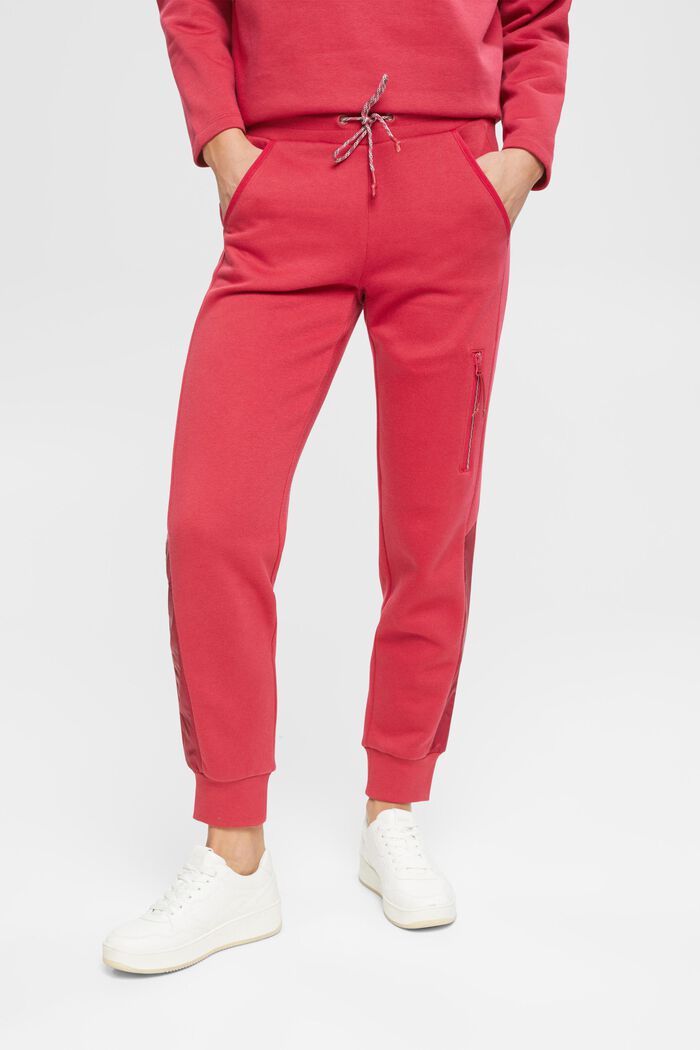 Pantalon de jogging à poche de jambe, CHERRY RED, detail image number 0