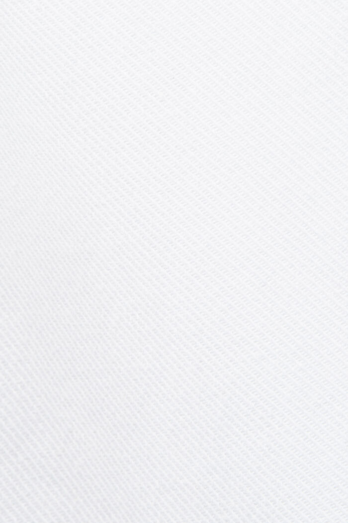 Surchemise en twill 100 % coton, WHITE, detail image number 4