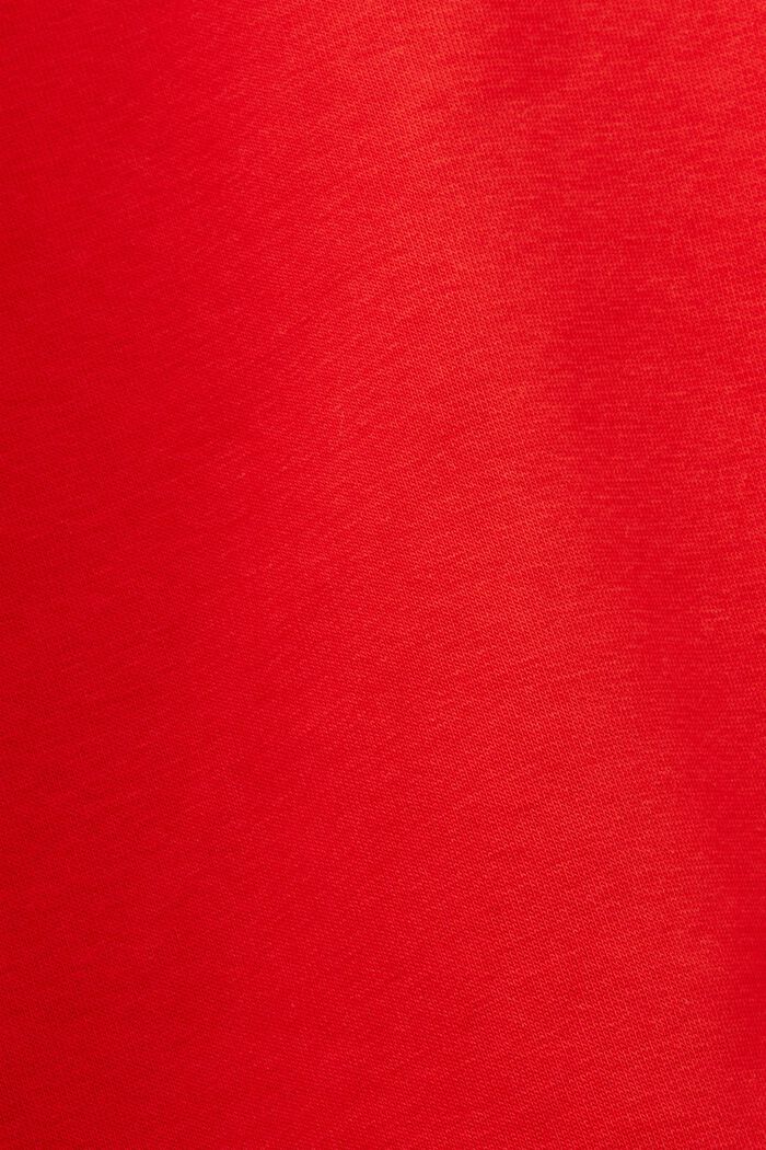 Sweatshirt mit-Logo, RED, detail image number 5
