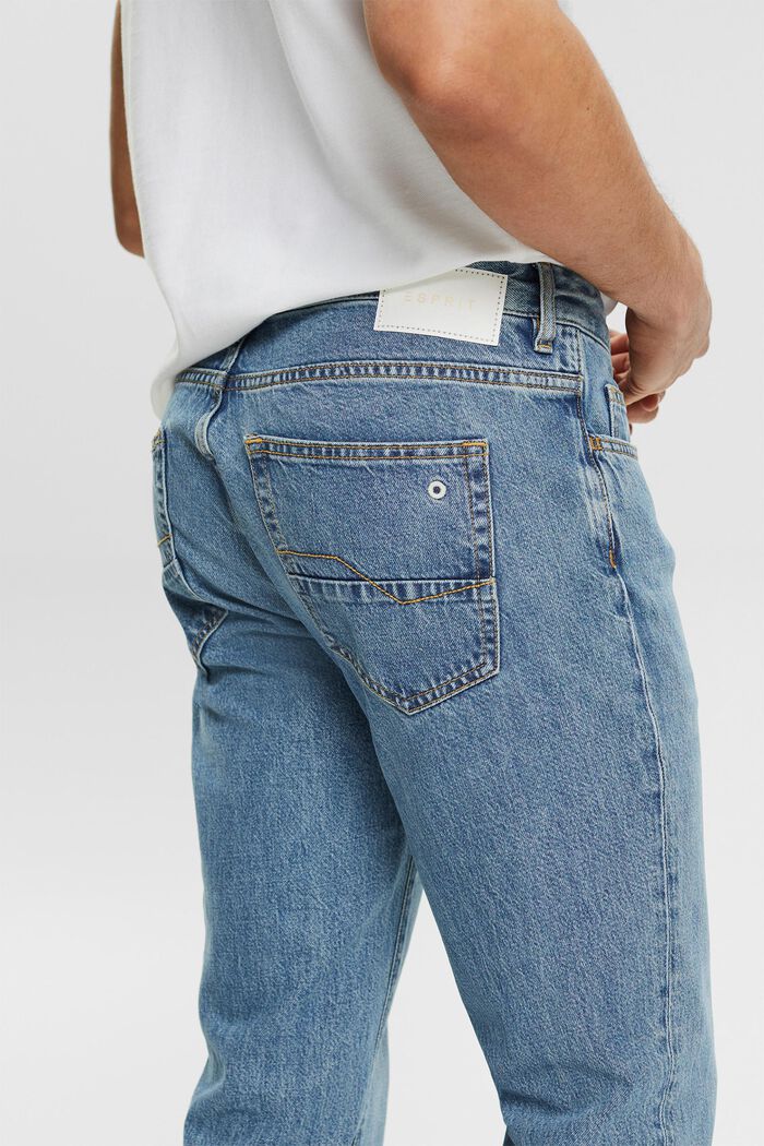 Jeans mit Knopfleiste, BLUE MEDIUM WASHED, detail image number 0
