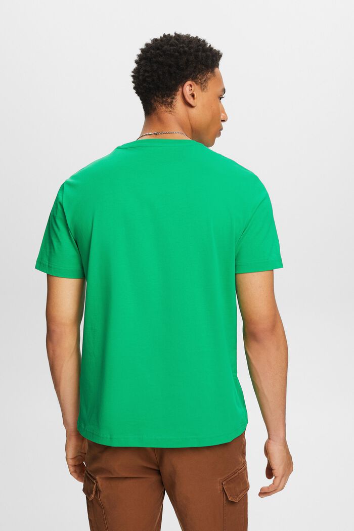 T-shirt à manches courtes et col ras du cou, GREEN, detail image number 2