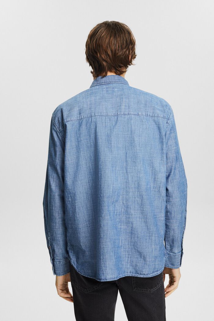 Chambray Button-Down-Hemd, BLUE MEDIUM WASHED, detail image number 2