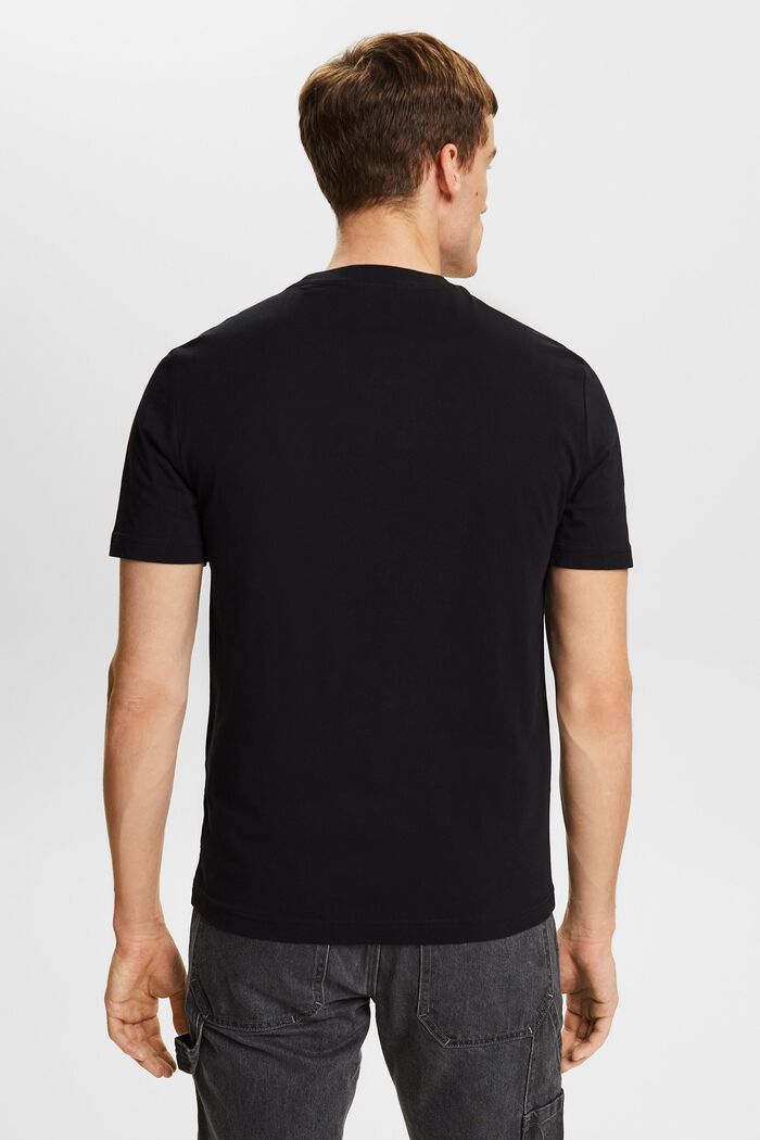 T-Shirt aus Bio-Baumwoll-Jersey, BLACK, detail image number 3