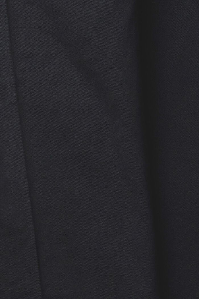 Chino stretch en coton, BLACK, detail image number 5