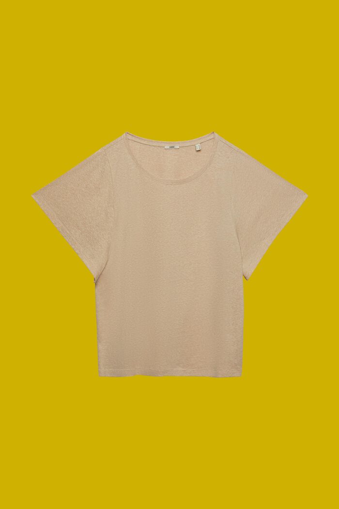 CURVY T-Shirt mit XL-Ärmeln, SAND, detail image number 6