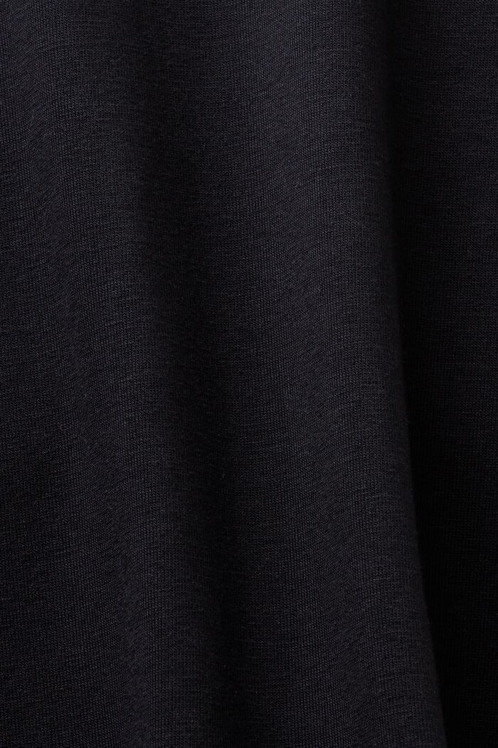 Haut à manches longues en jersey, BLACK, detail image number 5