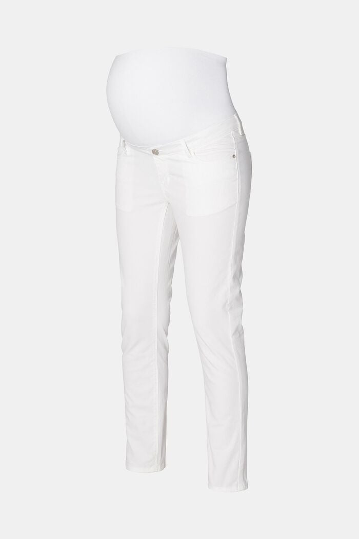 MATERNITY Pantalon à bandeau haut, BRIGHT WHITE, detail image number 5
