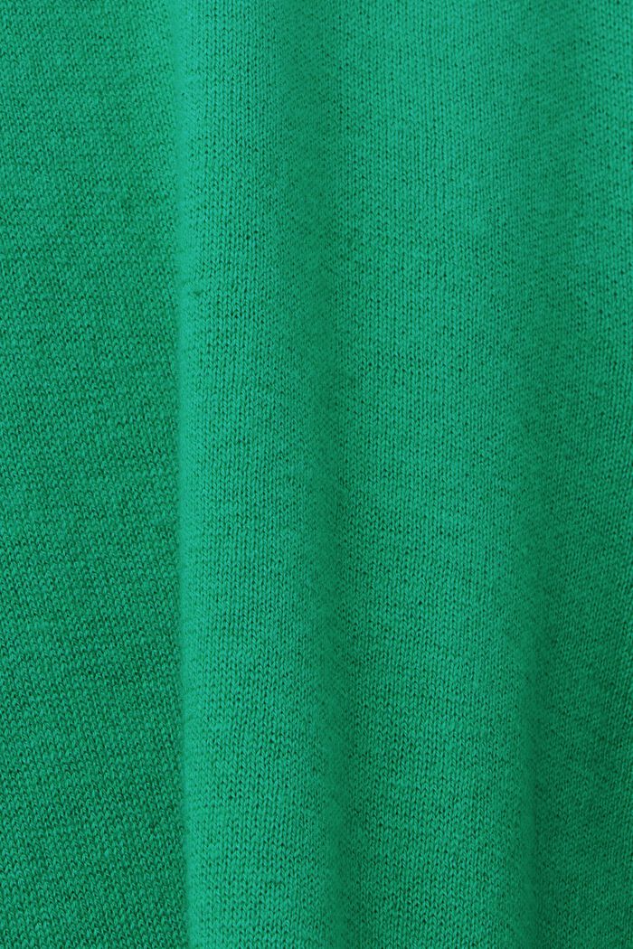 Polo en mélange de coton durable et TENCEL, GREEN, detail image number 5