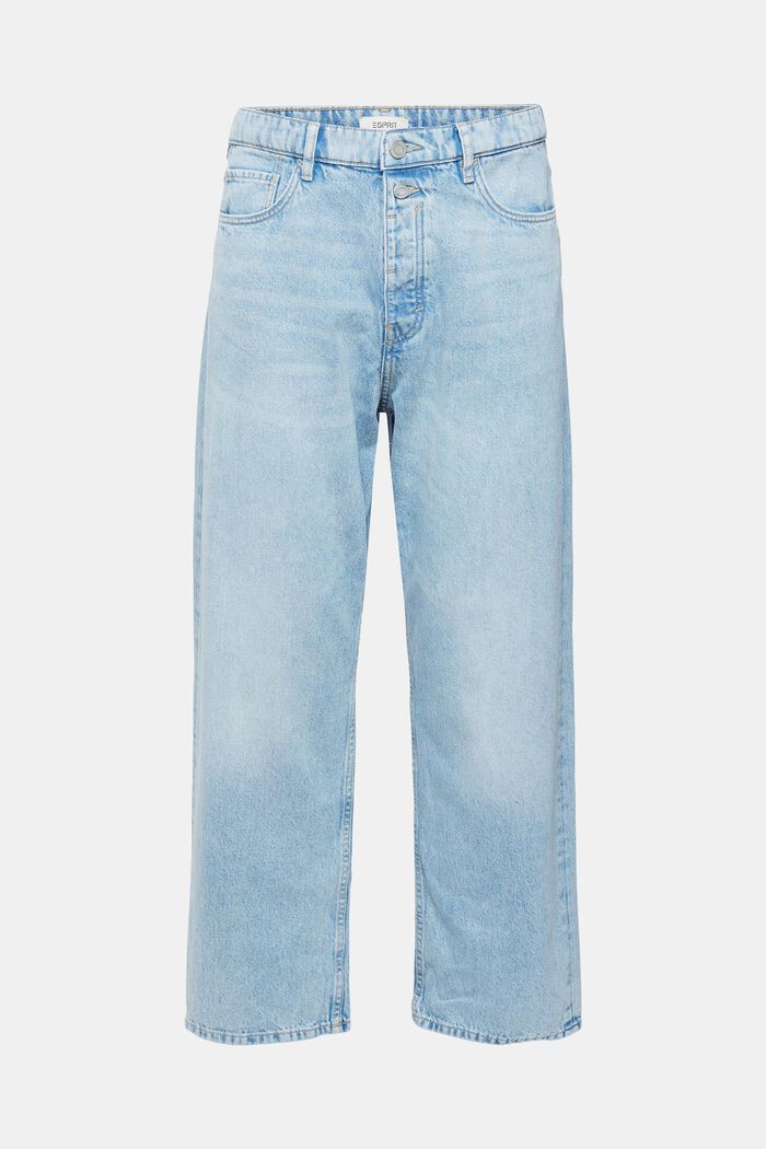 Lockere Retro-Jeans mit mittlerer Bundhöhe, BLUE BLEACHED, detail image number 2