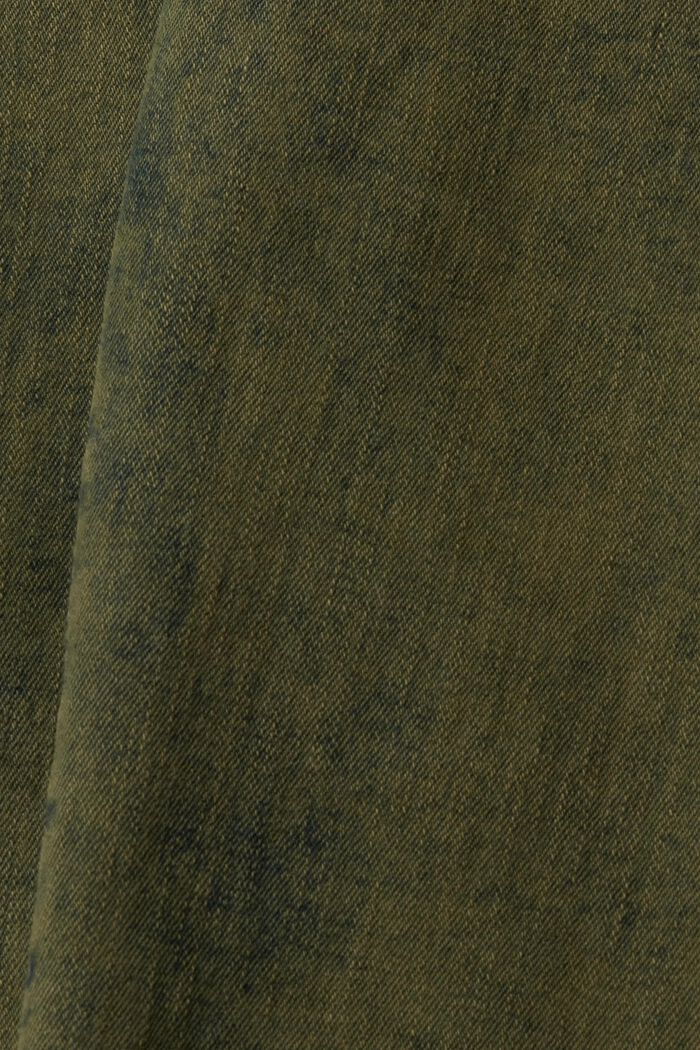 Stretch-Jeans mit Washed-out-Finish, DARK KHAKI, detail image number 5