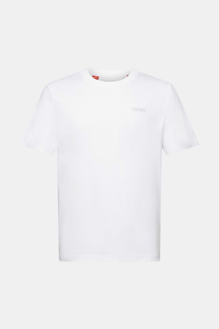 T-shirt unisexe orné d’un logo, WHITE, detail image number 7