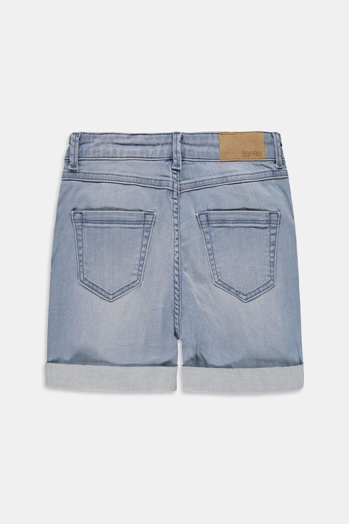 Jeans-Shorts mit hohem Verstellbund