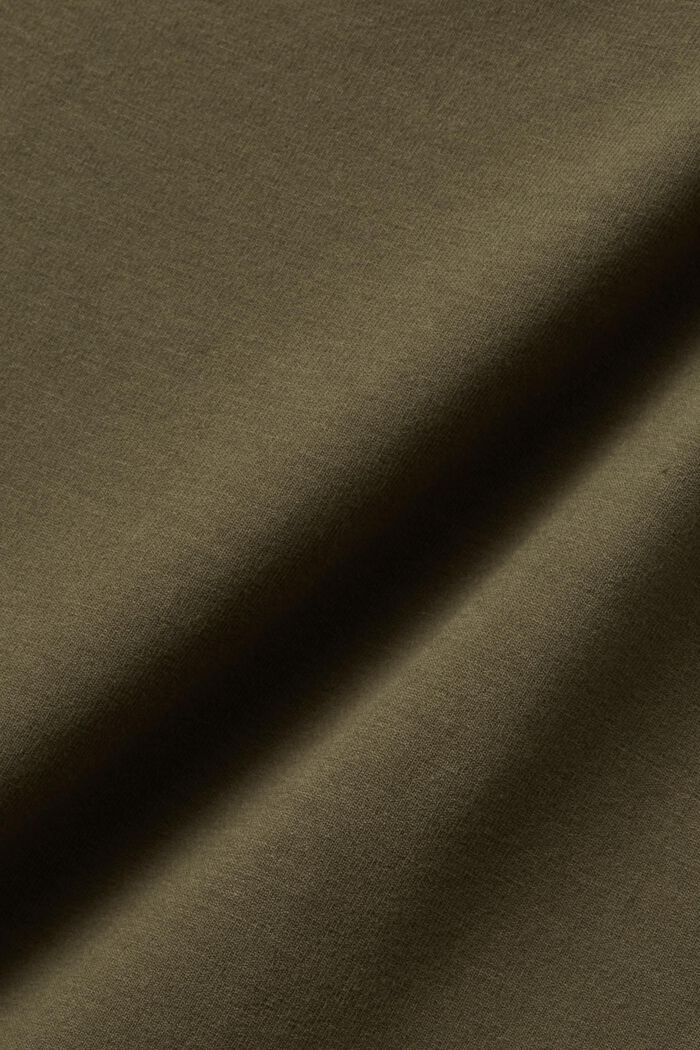 Top en maille stretch, KHAKI GREEN, detail image number 5