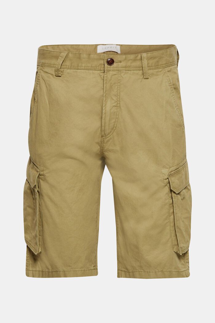 Cargo-Shorts aus 100% Baumwolle, OLIVE, detail image number 0