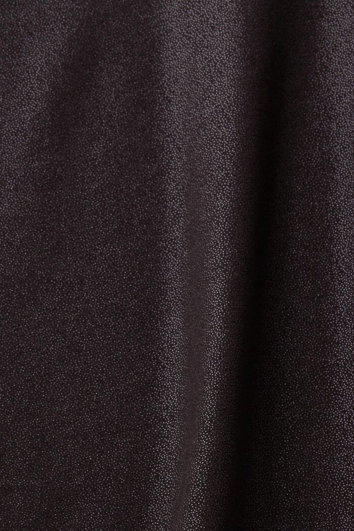 Glänzend beschichtete Schlaghose, BLACK, detail image number 6