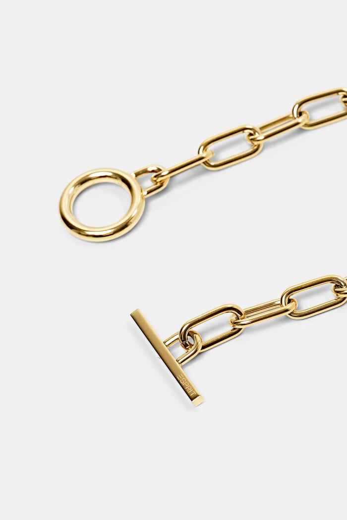 Bracelet façon chaîne, acier inoxydable, GOLD, detail image number 1