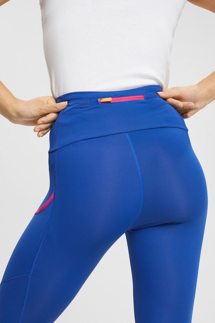 Sportleggings mit E-DRY-Finish, BRIGHT BLUE, detail image number 0