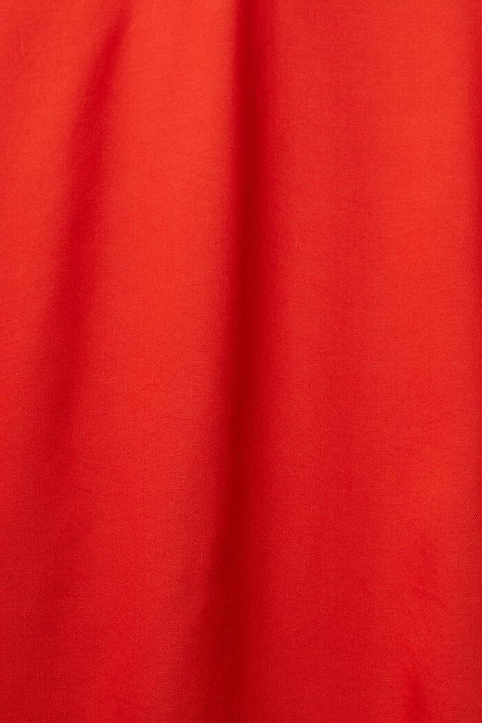 Bluse mit V-Ausschnitt, LENZING™ ECOVERO™, ORANGE RED, detail image number 1