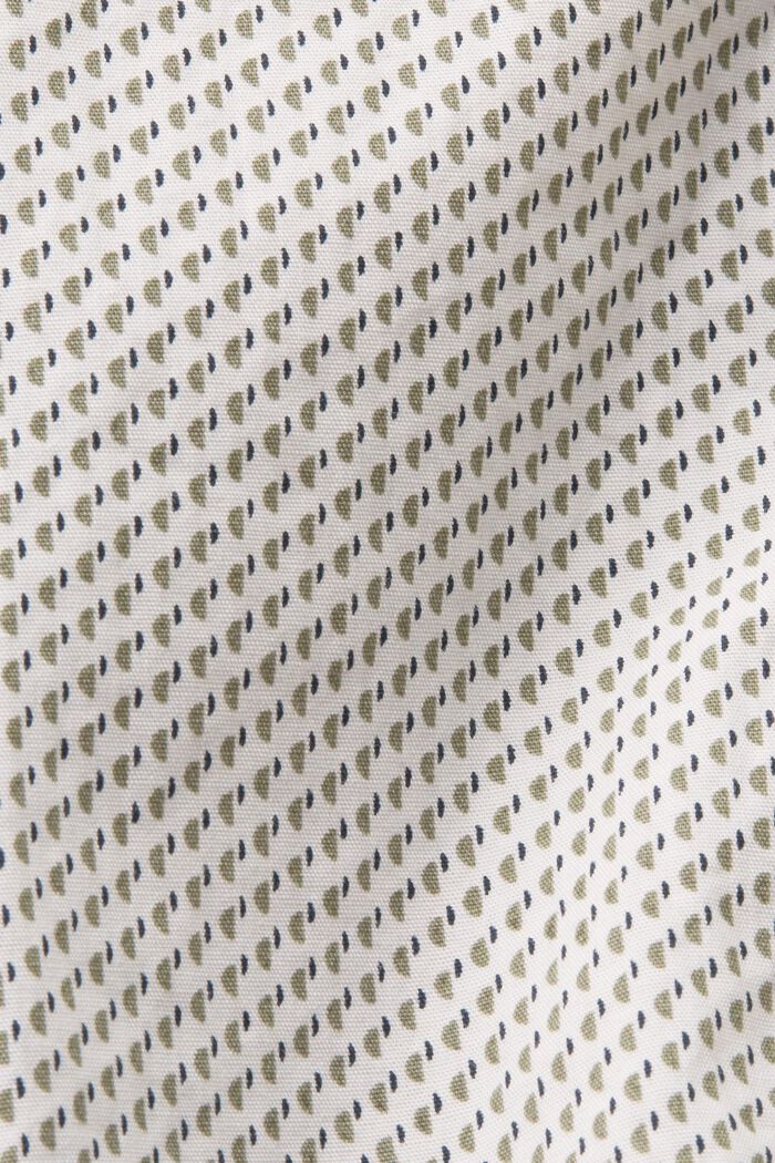 Chemise à manches courtes animée d’un motif, 100 % coton, LIGHT KHAKI, detail image number 5