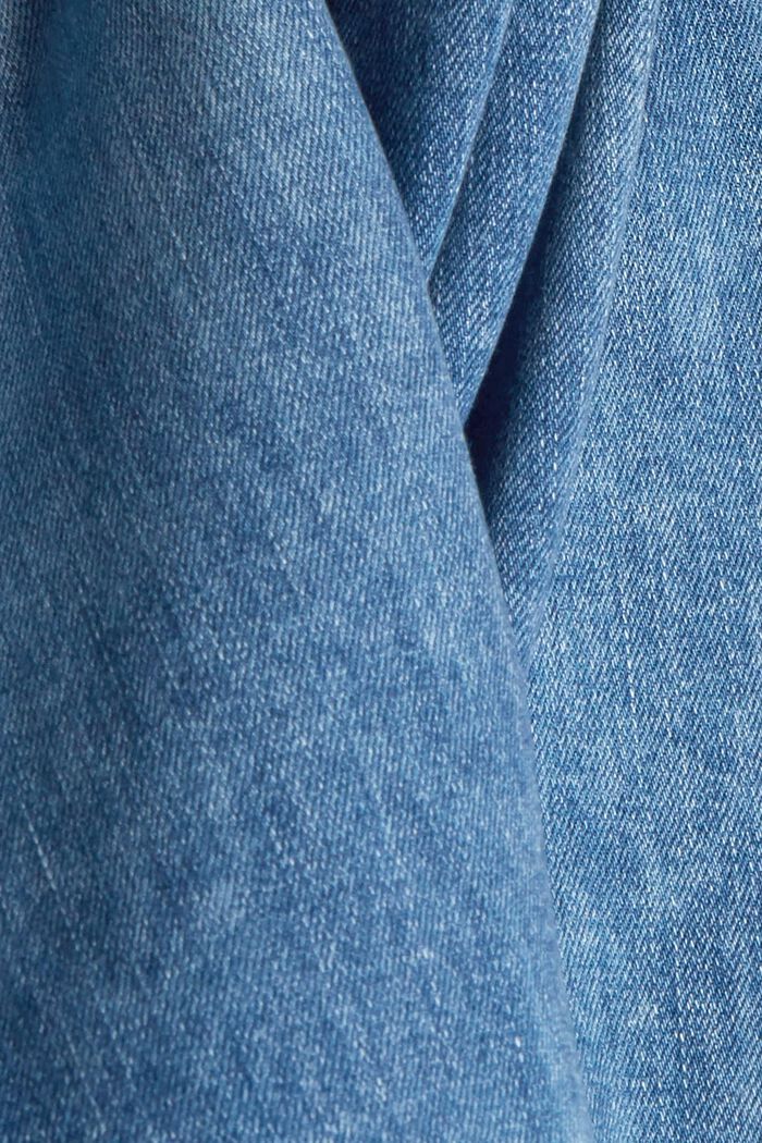 Jean stretch en coton bio, BLUE LIGHT WASHED, detail image number 1