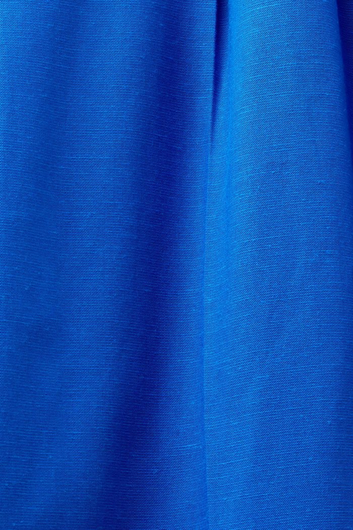 Mix and Match: Verkürzte Culotte mit hoher Taille, BRIGHT BLUE, detail image number 6