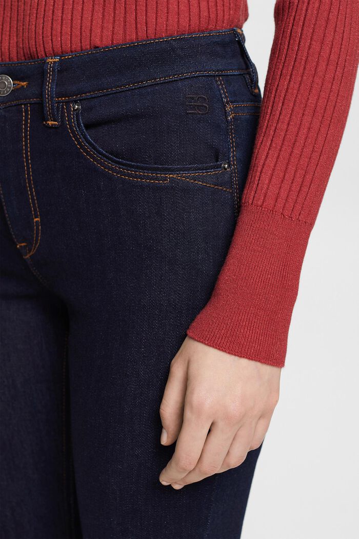 Superstretch-Jeans mit Organic Cotton, BLUE RINSE, detail image number 0