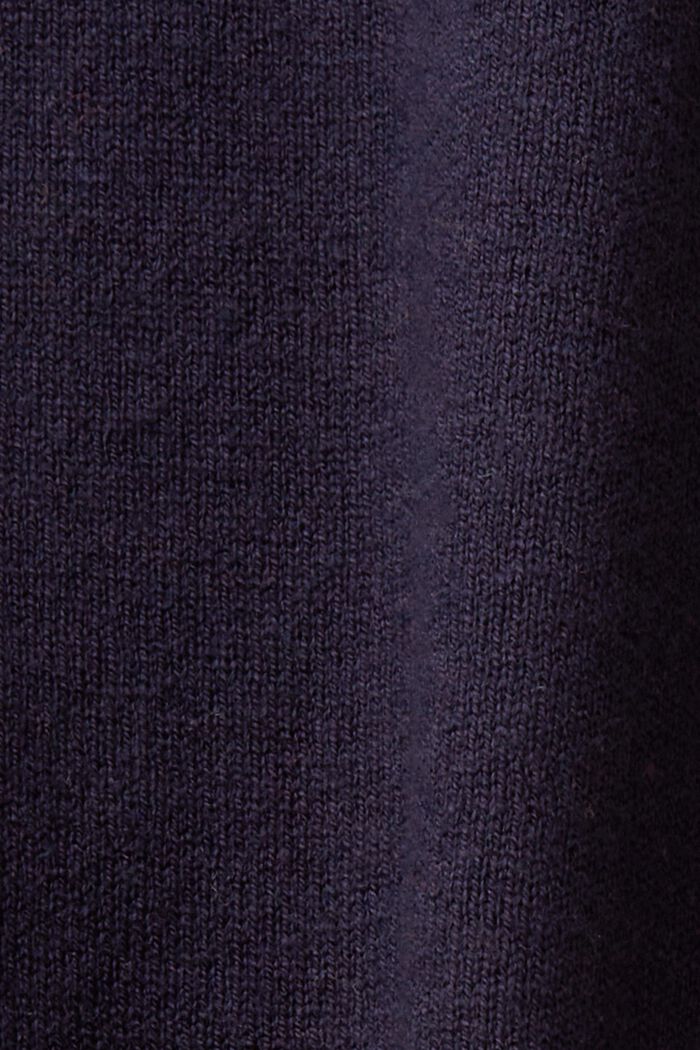 Pull-over en maille à manches courtes, NAVY, detail image number 5